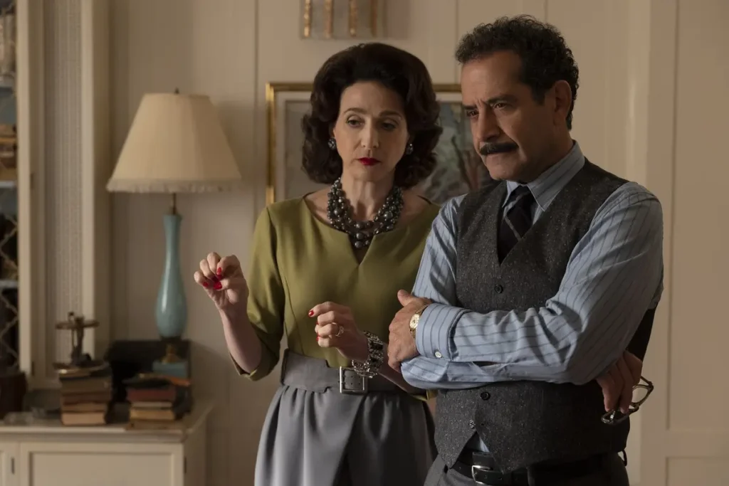 caroline aaron e tony shalhoub in la fantastica signora maisel credits philippe antonello prime video