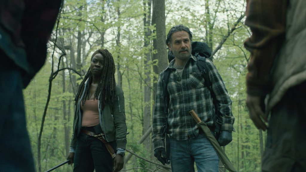Rick e Michonne in The one who live