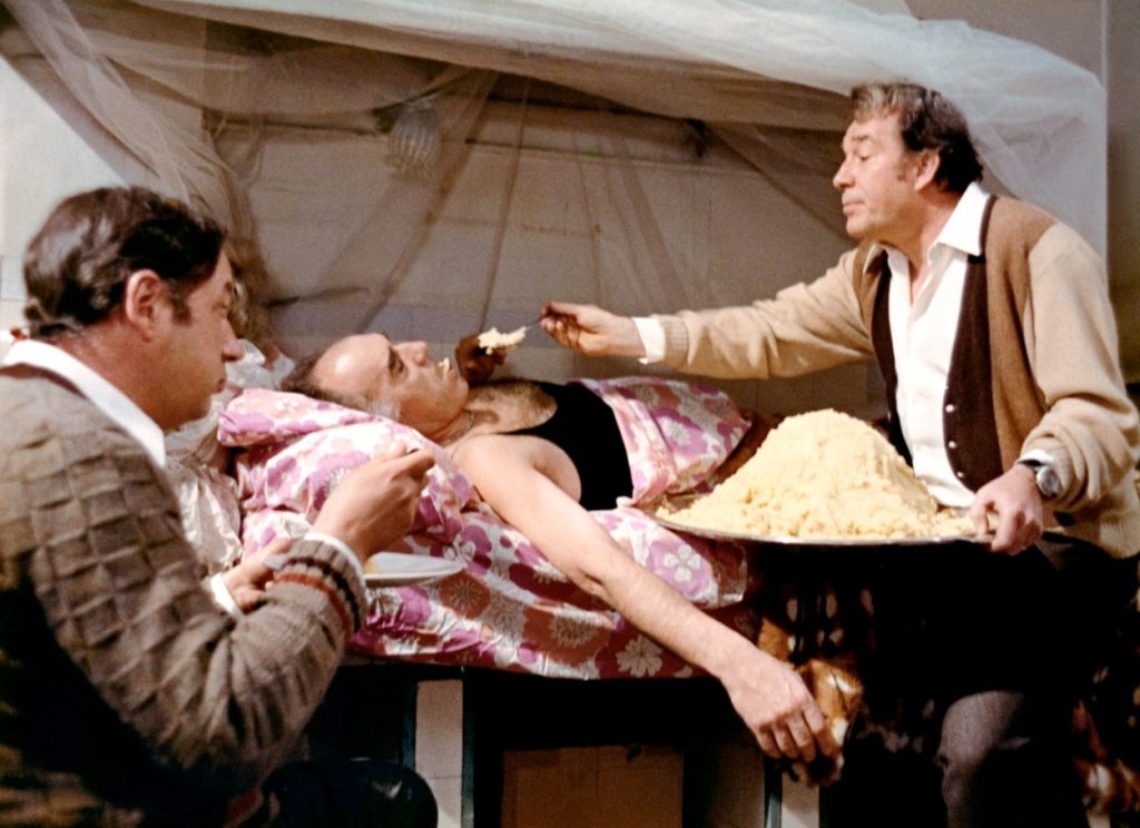 on the set of la grande bouffe
