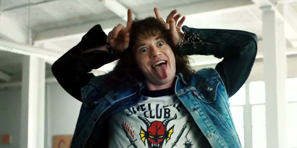 Eddie in Stranger Things